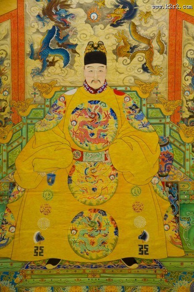 古代帝王像图片