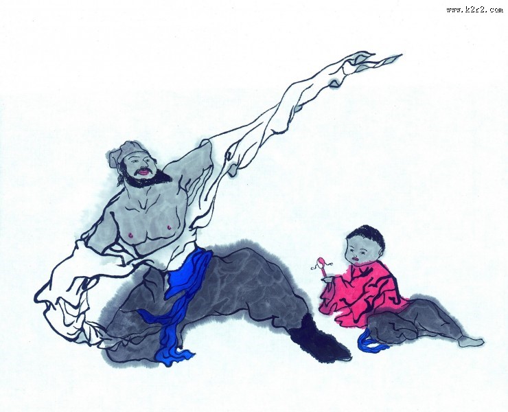 牧童绘画图片大全