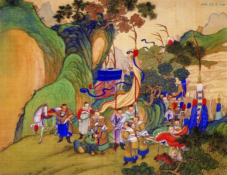 中国古典人物生活图片