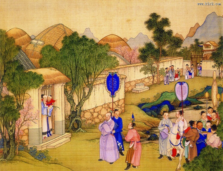 中国古典人物生活图片