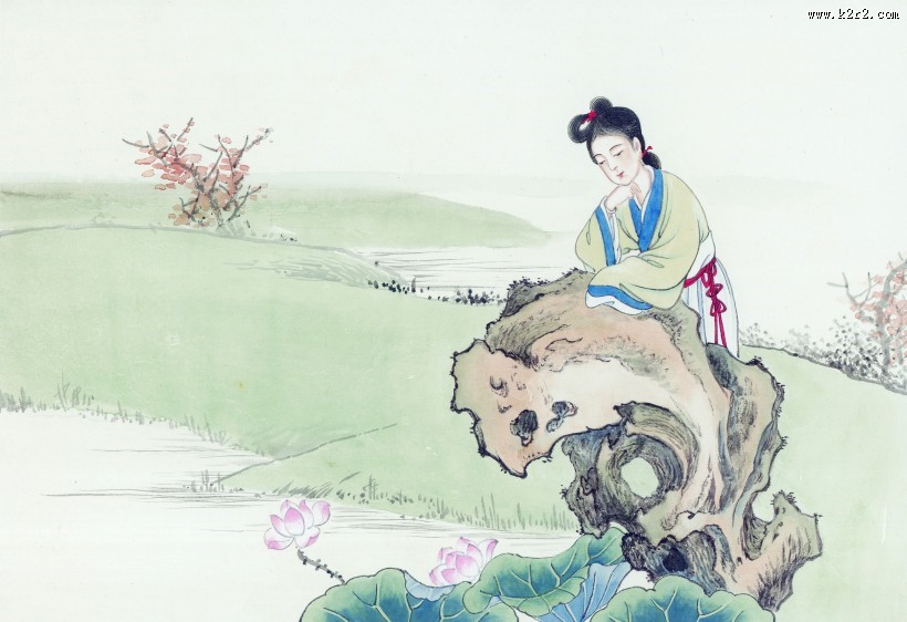 红楼梦人物绘画图片