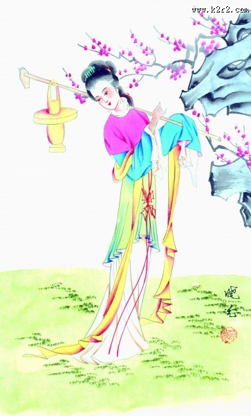 红楼梦人物绘画图片