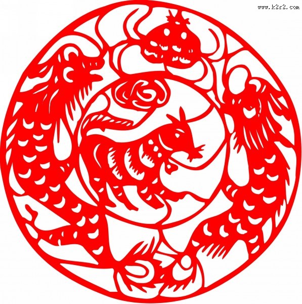 十二生肖剪纸图片大全