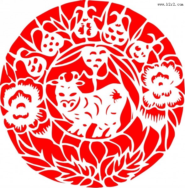 十二生肖剪纸图片大全