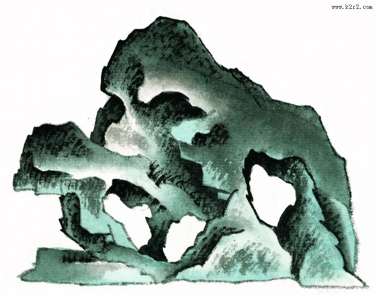 国画幽谷图片大全