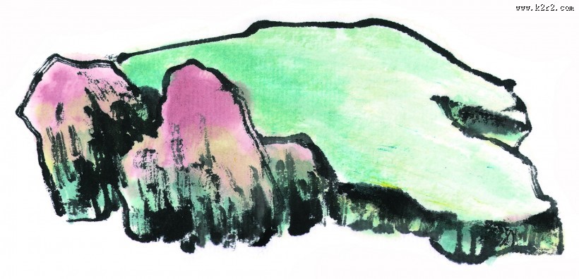 国画幽谷图片大全