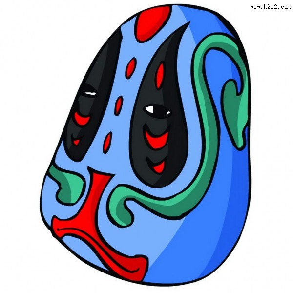 脸谱图片[隋唐时期]