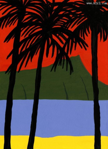 环球风景漫画图片