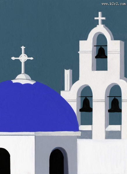 环球风景漫画图片