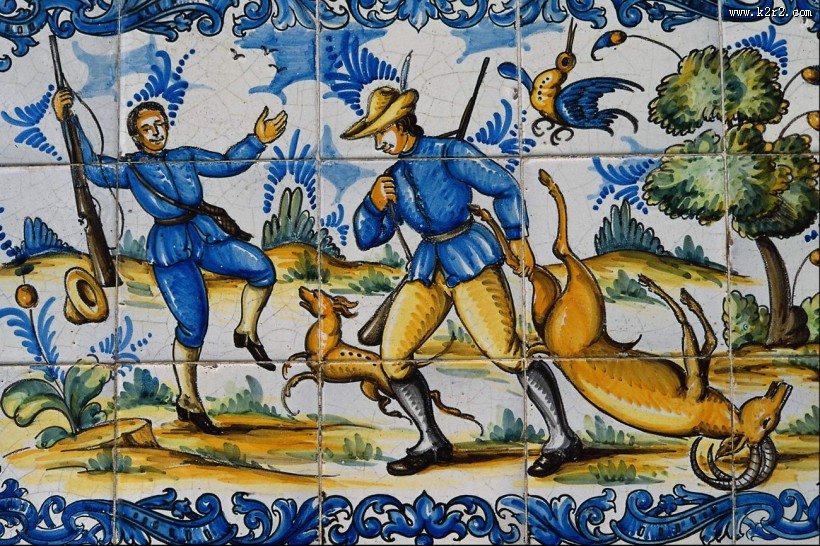 宗教瓷砖壁画图片