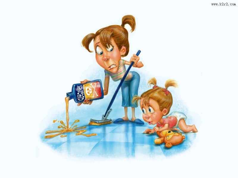 幽默卡通插画图片