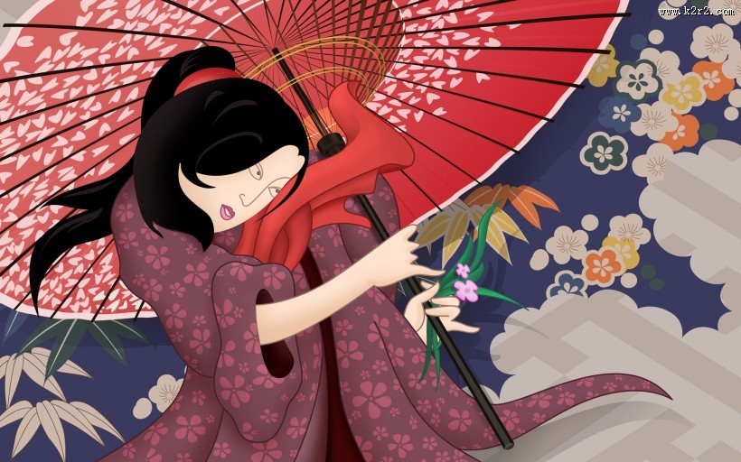 世界民族文化插画图片