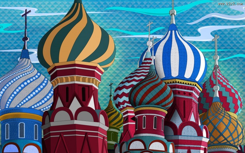 世界民族文化插画图片