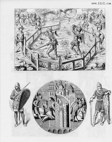 手绘古代兵器盔甲图片