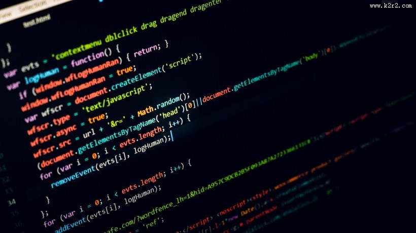 电脑屏幕上的数据代码图片