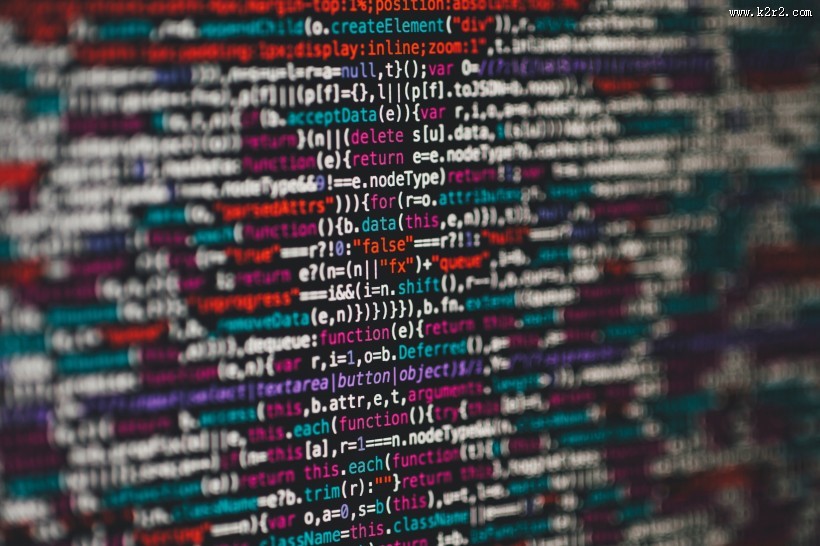 电脑屏幕上的数据代码图片