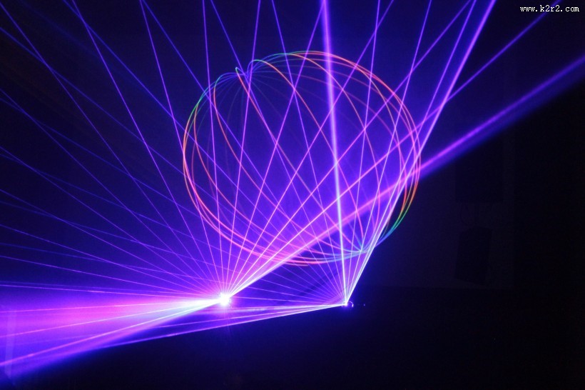 炫酷的激光表演图片