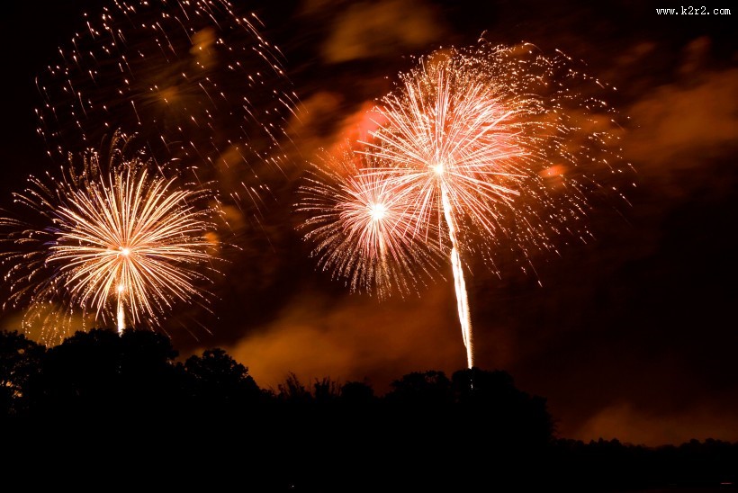 美丽的烟花图片大全