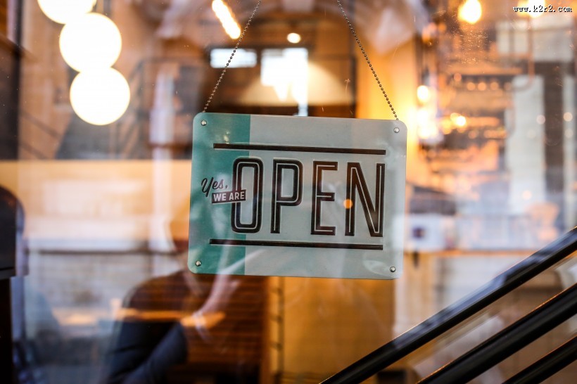 开业的英文标志图片