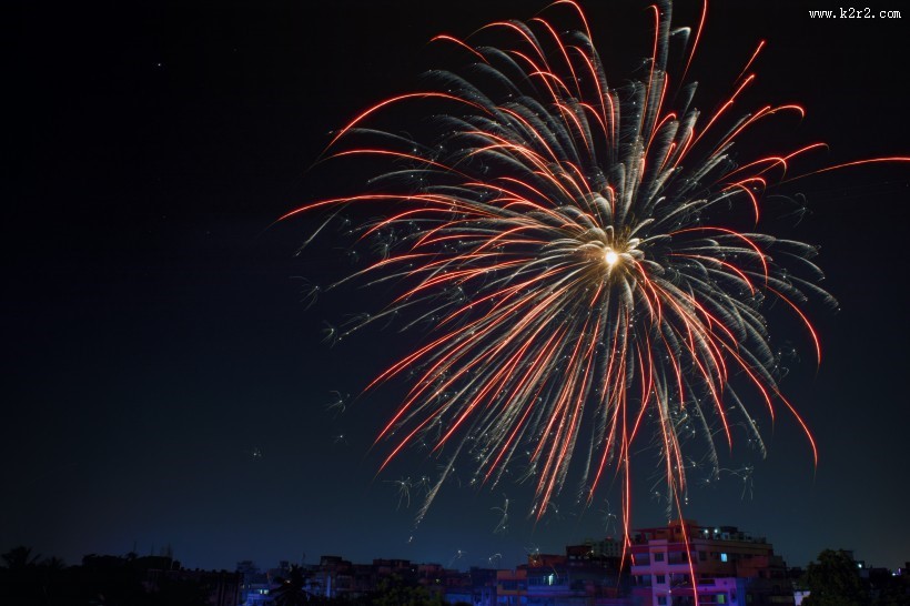 美丽的烟花图片