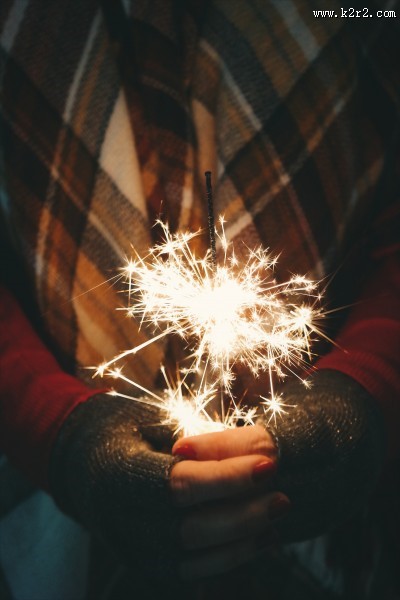 节日烟花棒图片