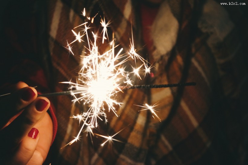 节日烟花棒图片