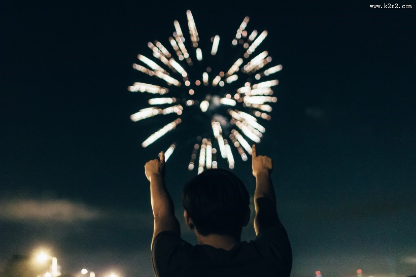 灿烂的烟花图片大全