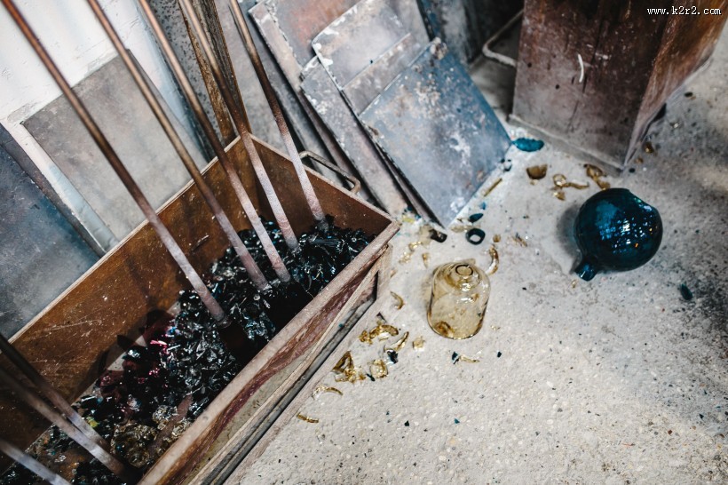 意大利的威尼斯玻璃工厂图片