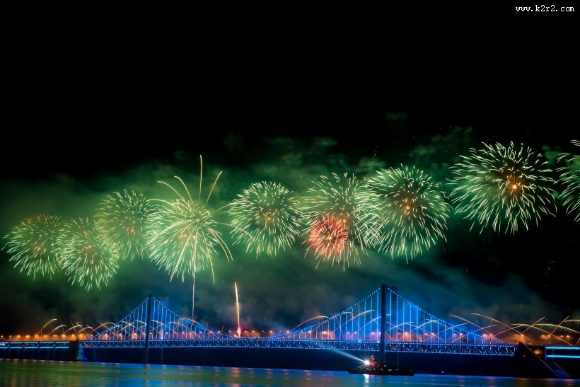 璀璨唯美的烟花图片