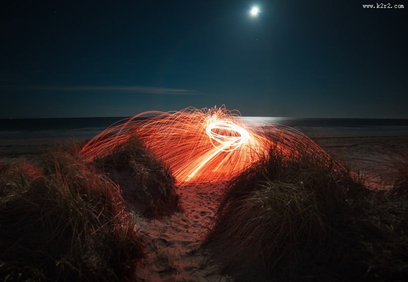 名俗文化活动打树花图片