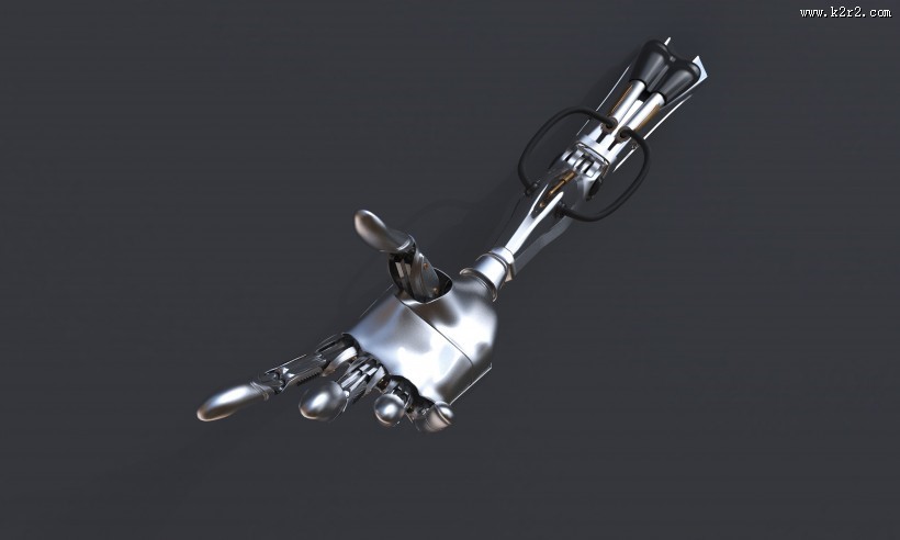 科技机器人手图片