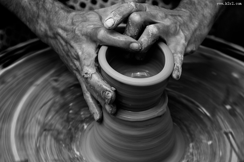 陶瓷手艺制胚图片