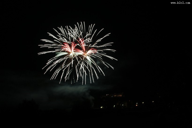 绚烂的烟花图片