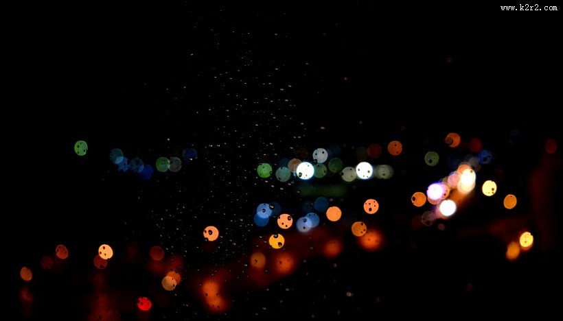 模糊的光点图片