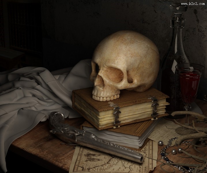 骷髅头骨图片大全