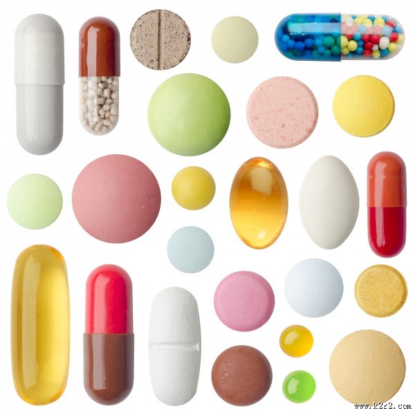 彩色的药片胶囊图片