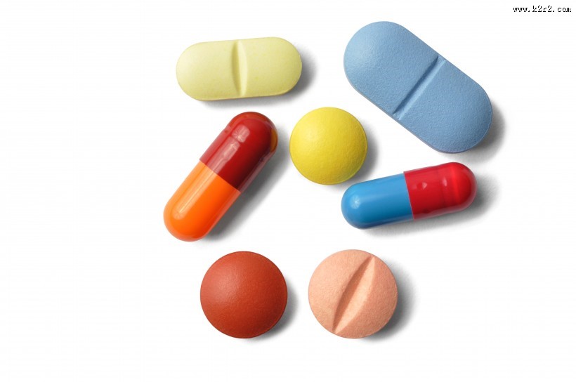 彩色的药片胶囊图片