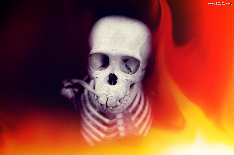 骷髅头骨图片