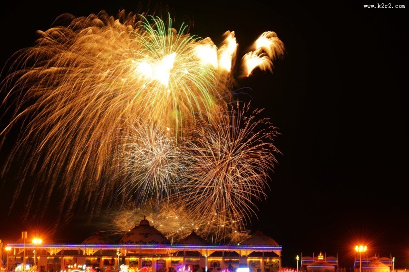 节日的烟花图片