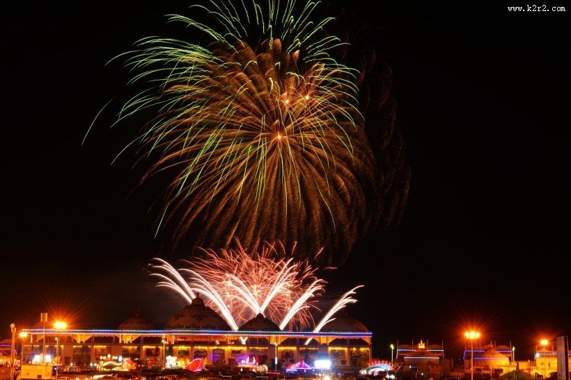 节日的烟花图片