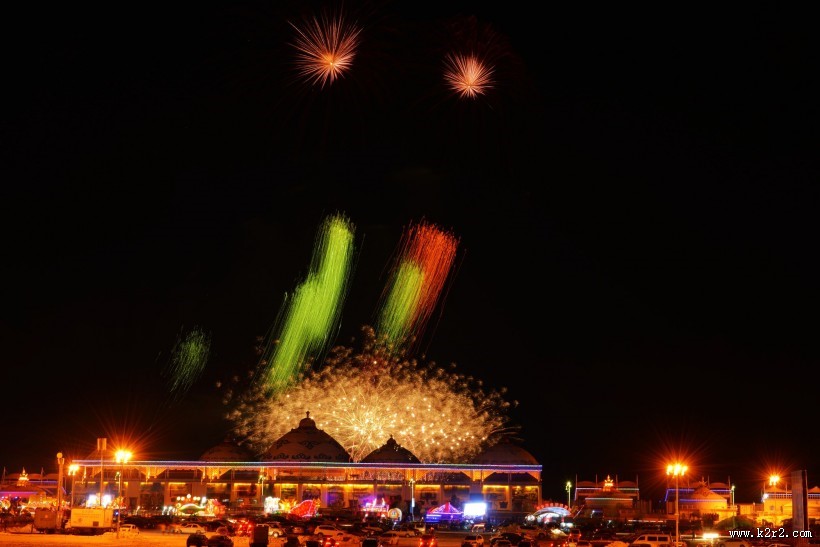 节日的烟花图片