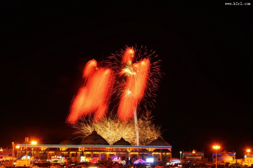 节日的烟花图片