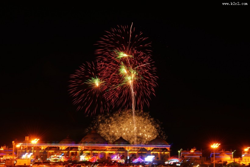节日的烟花图片