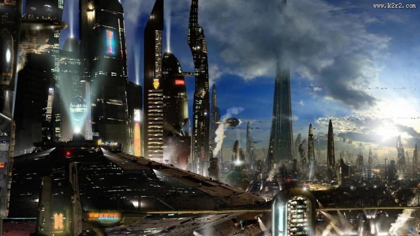 未来科幻城市图片