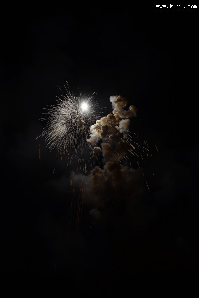 灿烂的烟花图片
