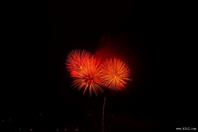 灿烂的烟花图片