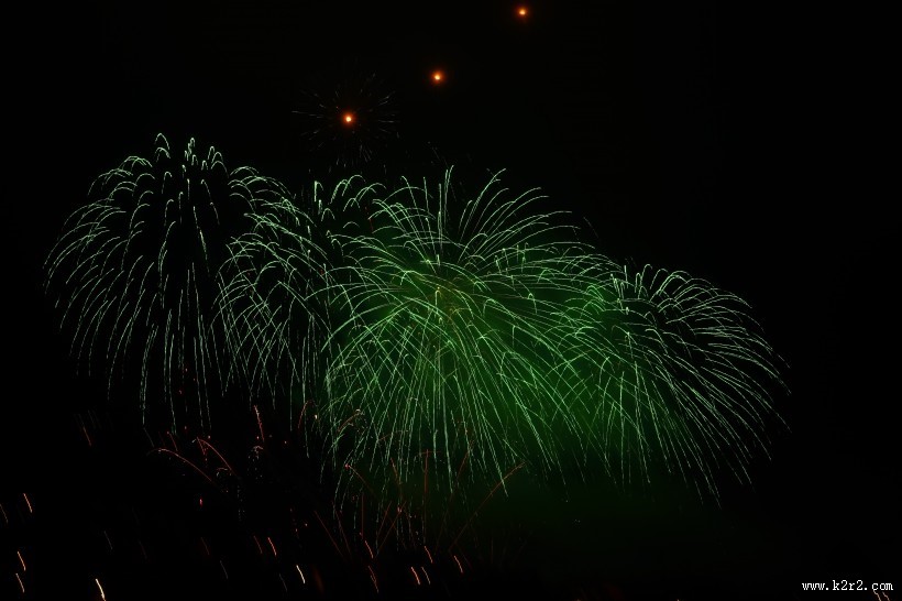 灿烂的烟花图片
