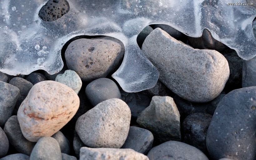 美丽的鹅卵石图片