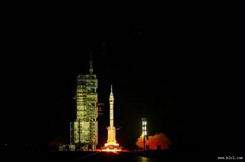 神州七号发射图片
