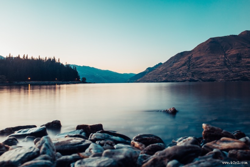 唯美的海岸风景图片